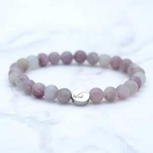 Lila Jade armband - 6mm