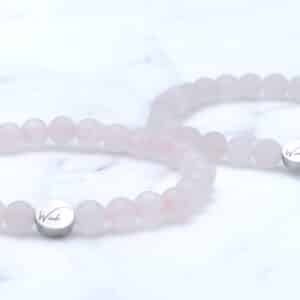 Rozenkwarts Set (glad en frosted)