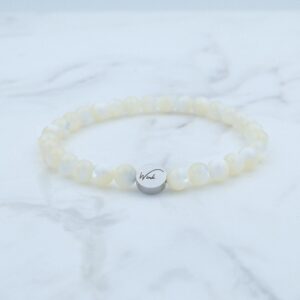 Parelmoer armband - 6mm