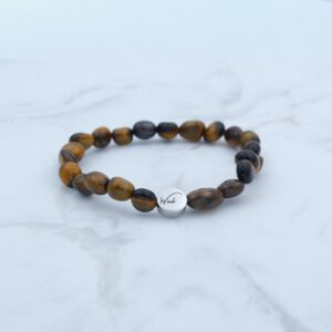 Tijgeroog armband edelstenen - Wink Pebble